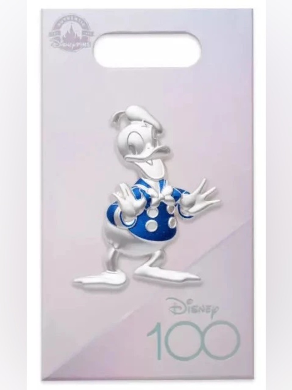 2023 Disney Platinum 100 Years of Wonder 100th Anniversary Donald Duck D100 Pin